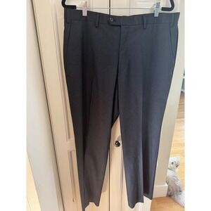 Alfani Regular Fit Dress Pants Mens 36x30 Gray Office Corpcore Suit Trousers EUC